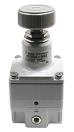 SMC NPT 1/8 Pneumatic Regulator -, 1/8in, 0.8MPa max. input
