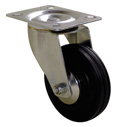 Guitel Hervieu Swivel Castor Wheel, 80kg Capacity, 80mm Wheel