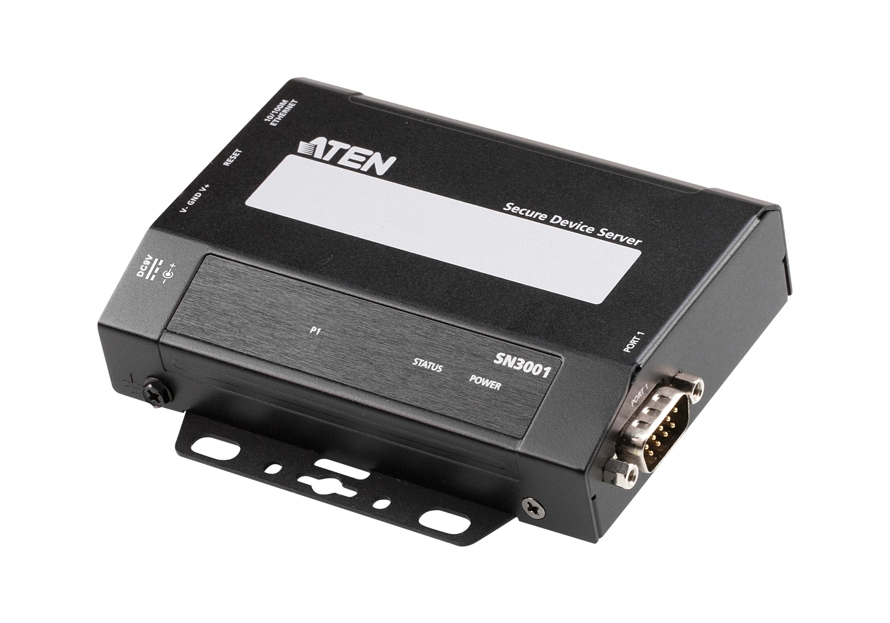 Aten Serial Device Server, 1 Ethernet Port, 2 Serial Port, Ethernet Interface, 110 → 921.6kbps Baud Rate