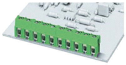 Phoenix Contact PT 2.5/11-7.5-H Series PCB Terminal Block, 7.5mm Pitch, Through Hole Mount, 1-Row, Screw Termination
