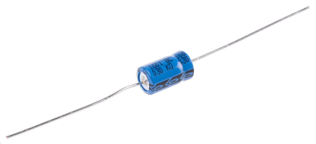 Vishay 22μF Aluminium Electrolytic Capacitor 40V dc, Axial, Through Hole - MAL203037229E3