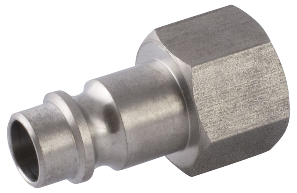 RS PRO Steel Female Pneumatic Straight Threaded-to-Tube Adapter, 3/8 in Female Threaded, Tube