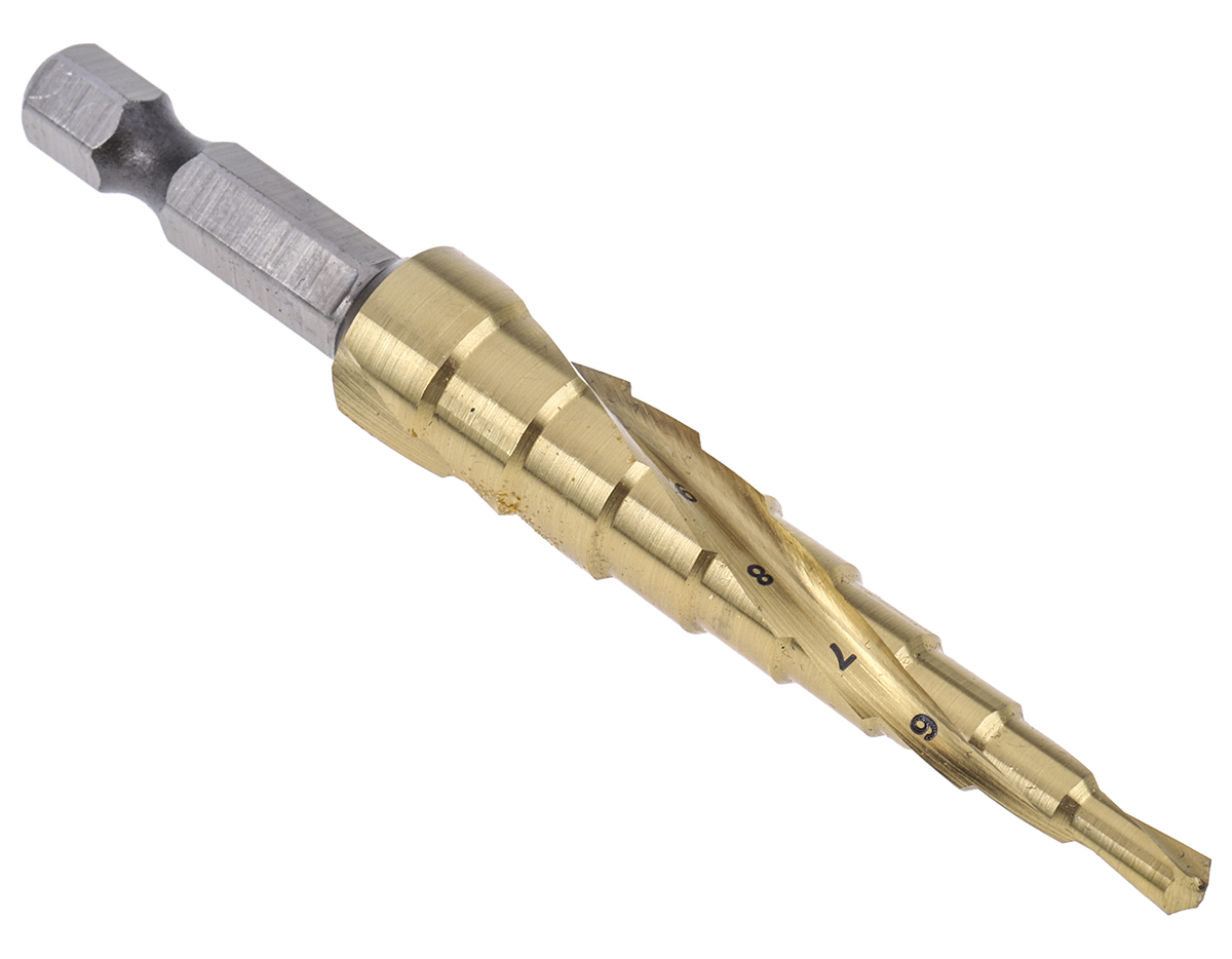 DeWALT HSS Step Drill Bit 6mm x 12mm