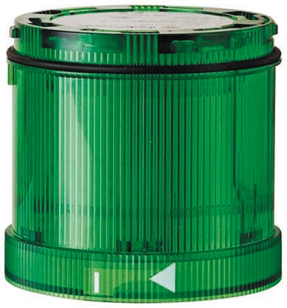 Werma 644 Series Green Steady Effect Beacon Unit for Use with KombiSIGN 70 Stacking Tower System, 230 V ac, LED Bulb,