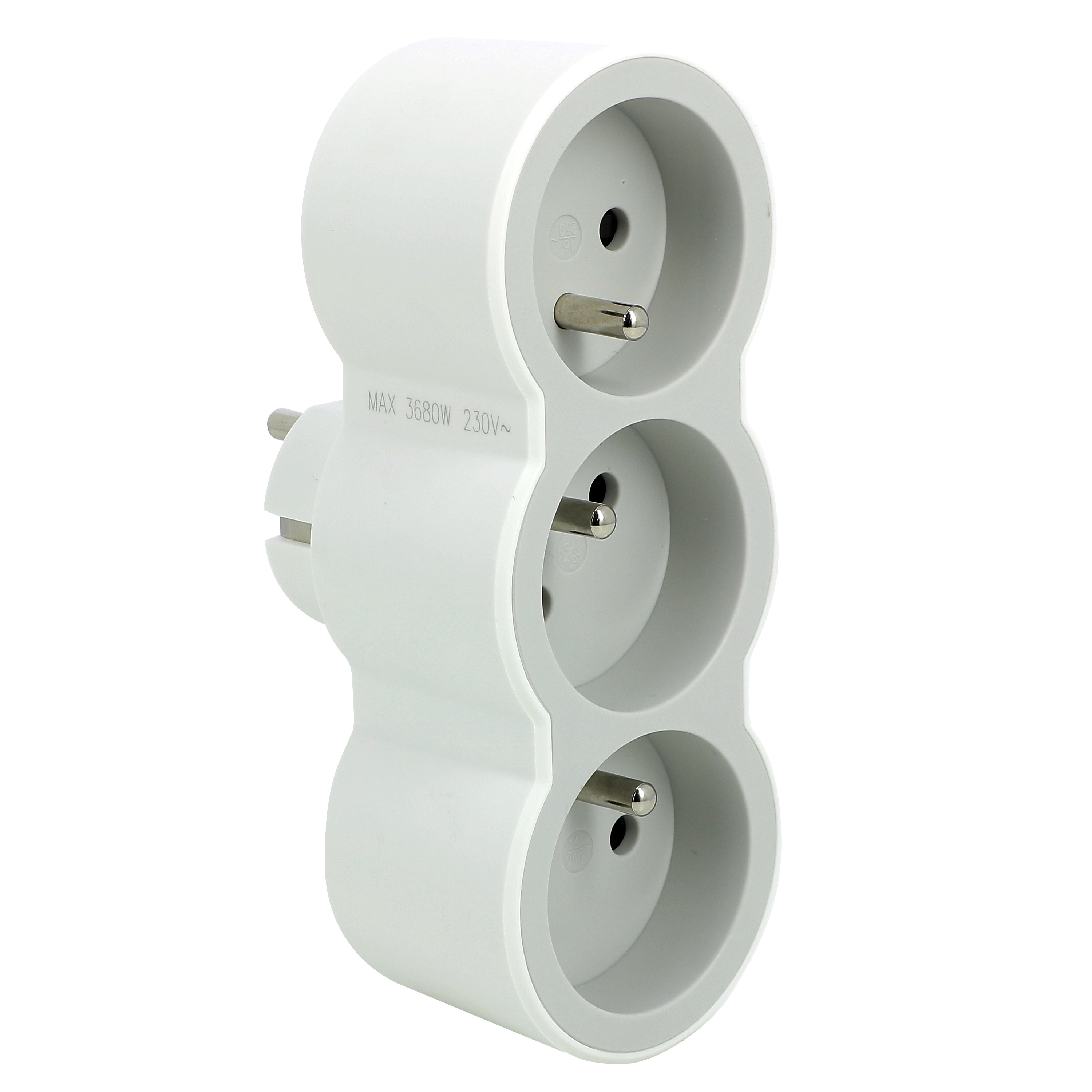 Legrand French / German Multi Outlet Plug, 16A, Plug-In