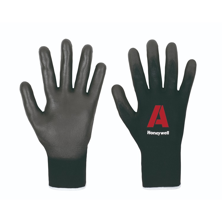 Honeywell Safety Black Polyamide Work Gloves, Size 10, Polyurethane Coating