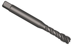 Dormer Threading Tap HSS-E 1-Piece 1.0mm Pitch Metric Standard Machine Tap M6 Thread