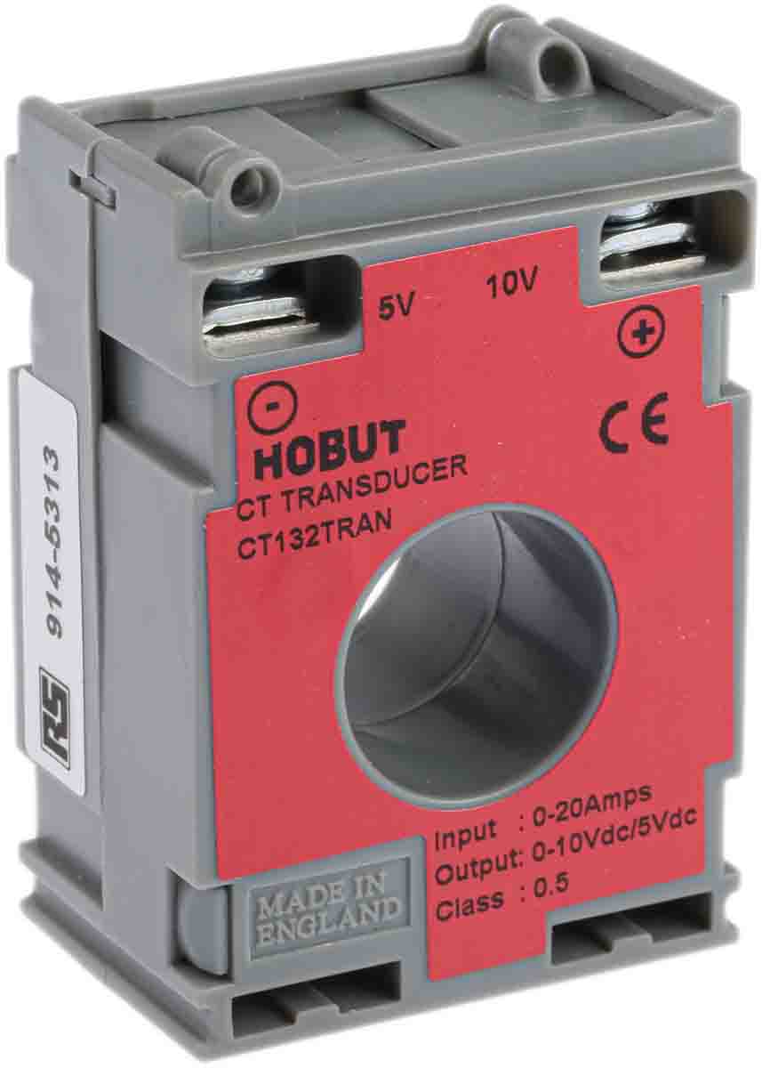 HOBUT CT132TRAN Series Current Transformer, 20A Input, 20:1, 21mm Bore, 15 → 30 V