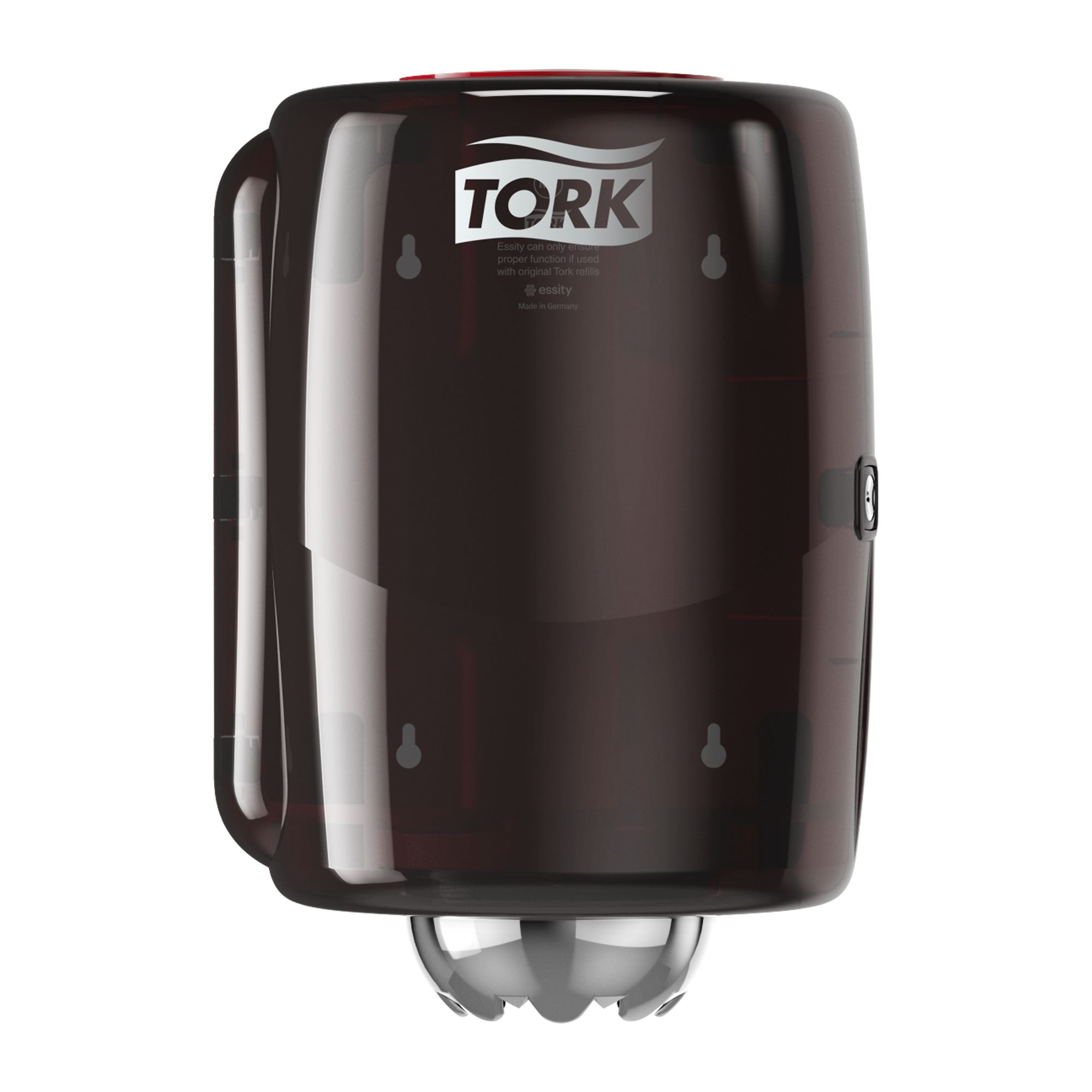 Tork Plastic Red Wall Mounting Paper Towel Dispenser, 232mm x 356mm x 248mm