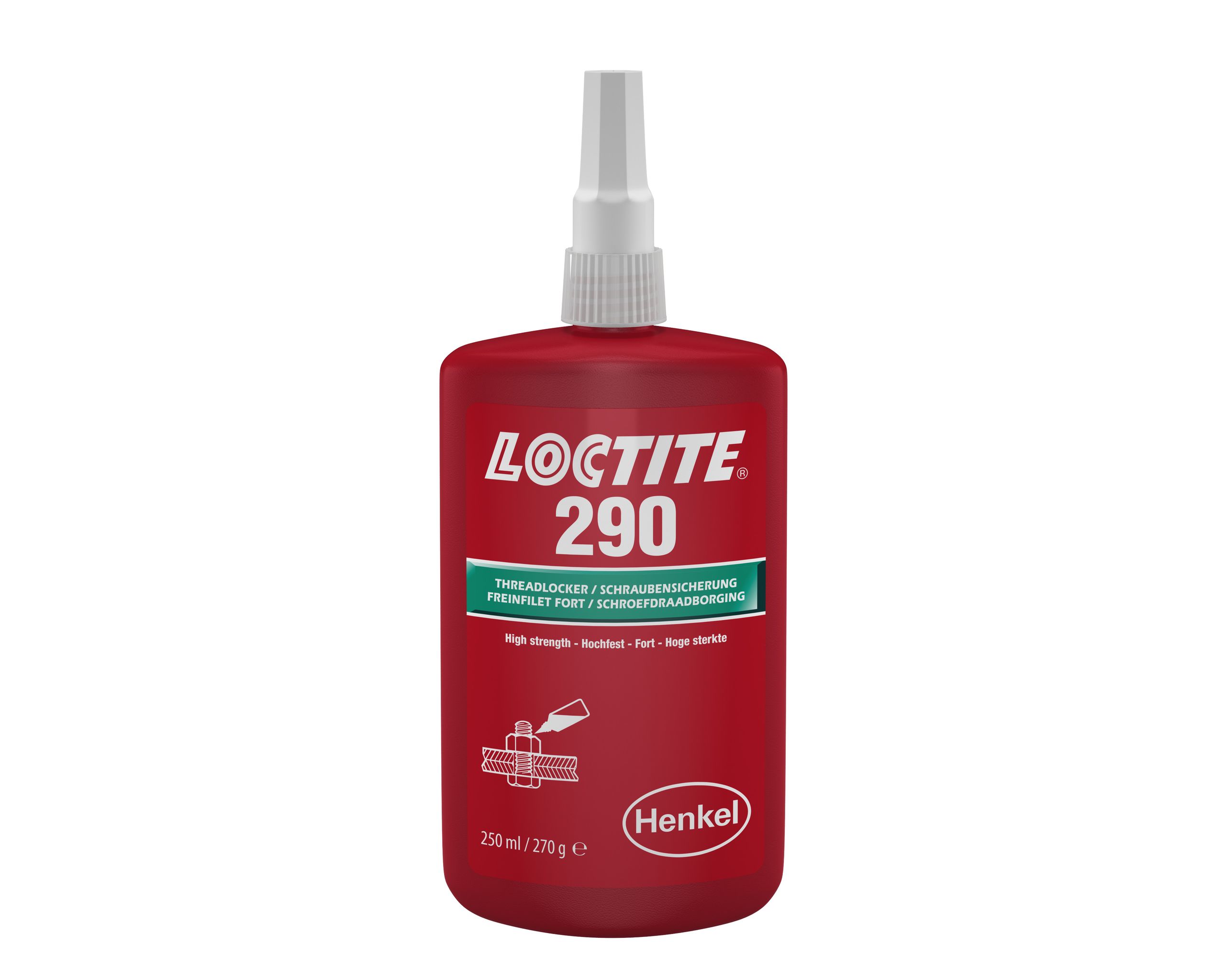 Loctite Loctite 290 Green Thread lock, 250 ML, 24 h Cure Time