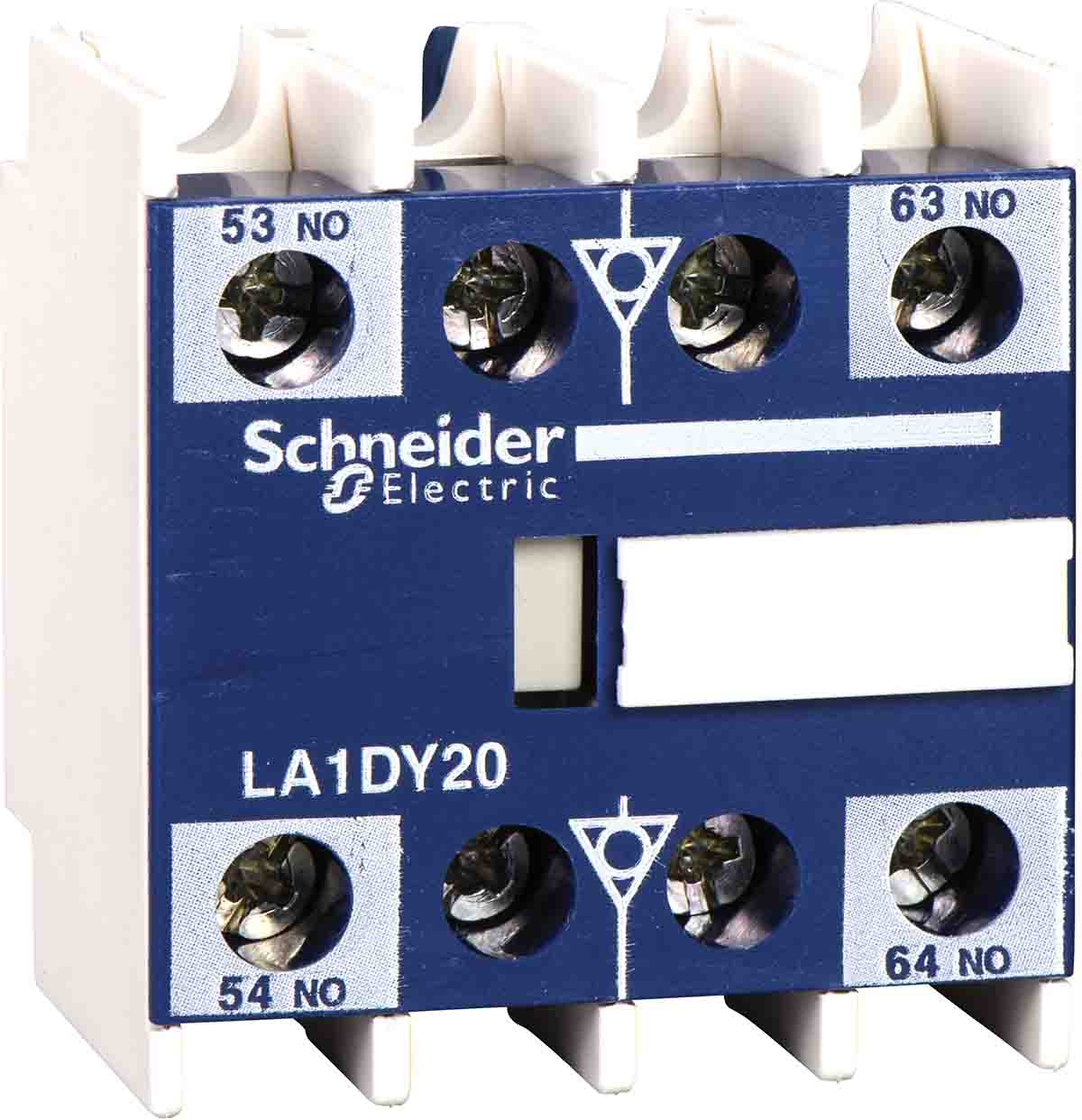 Schneider Electric Auxiliary Contact Block, 2NO, Tesys LA1