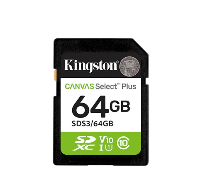 64 GB SDXC SD Card, Class 10, UHS-I