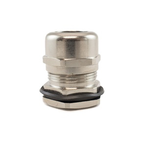 Alpha Wire FIT Wire Management Series Metallic Metal Cable Gland, PG21 Thread, 13mm min., 18mm max., IP66, IP68
