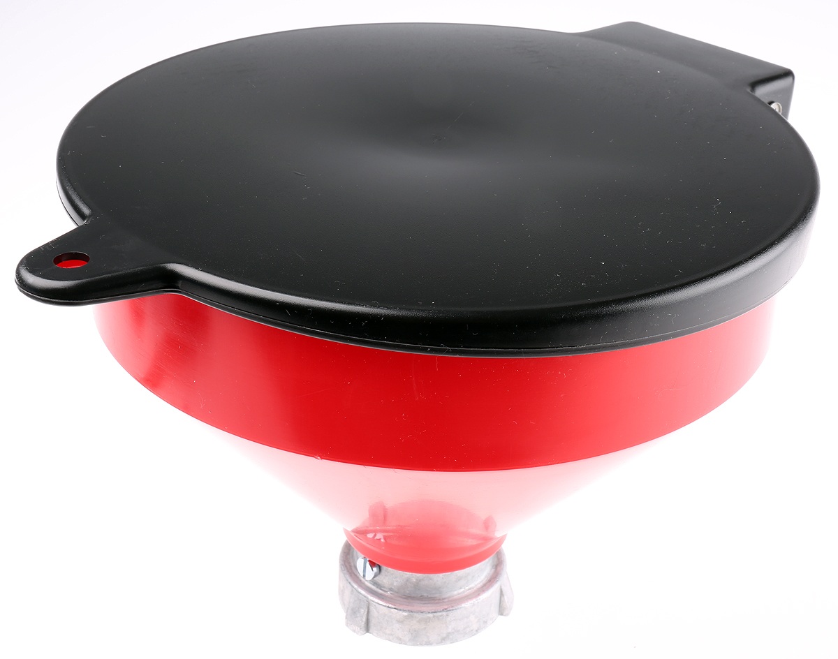 RS PRO 3.2L Plastic Safety Funnel, With 250mm Funnel Diameter