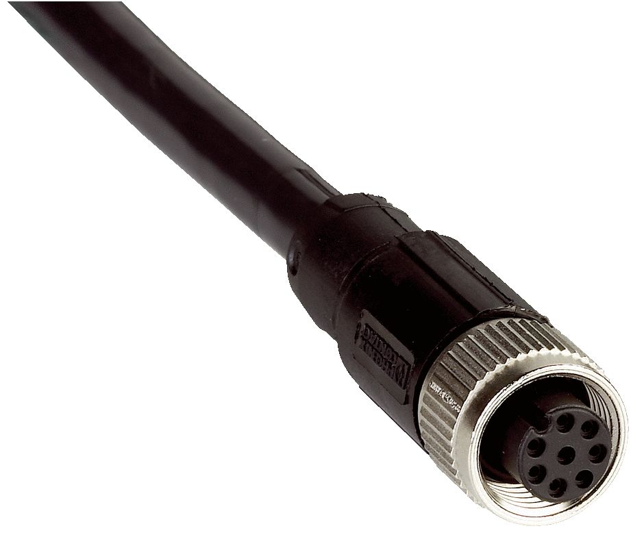 SICK Female 12 way Straight M12 to Unterminated Free Cable End Connector Cable, 30 m