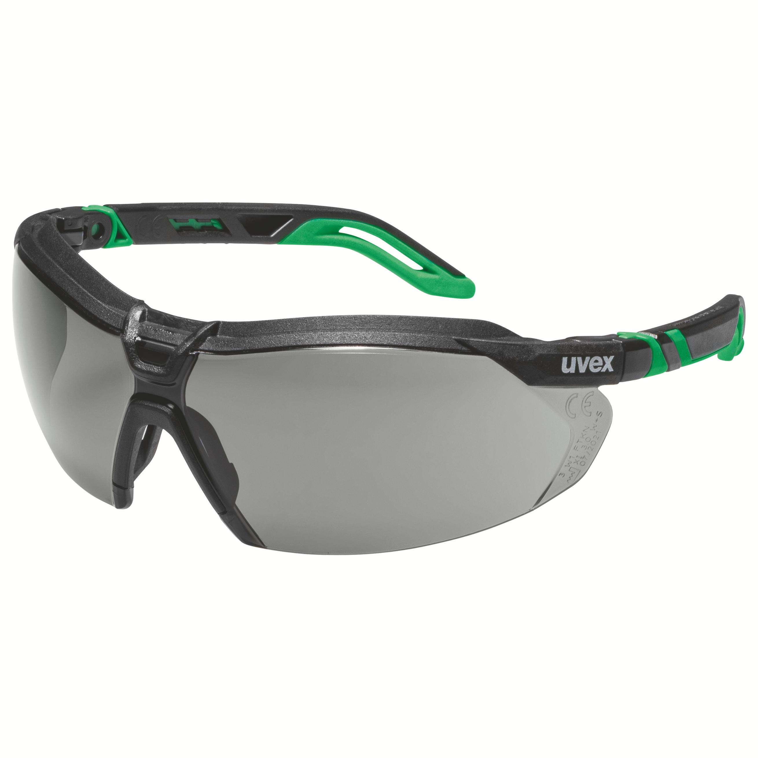 uvex i-5 Anti-Mist UV Safety Glasses, Black PC Lens