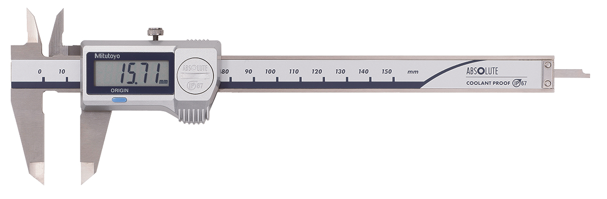 Mitutoyo 150mm Digital Caliper 0.01 mm Resolution, Metric