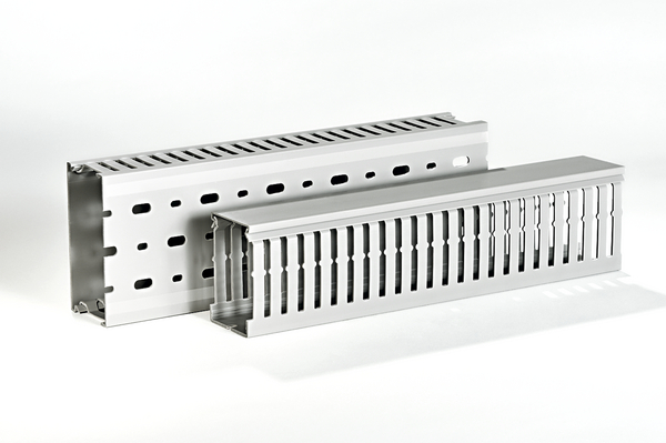 HellermannTyton HTWD-DIN Grey Wiring Duct, W25 mm x, L2m, Polyvinylchloride (PVC)