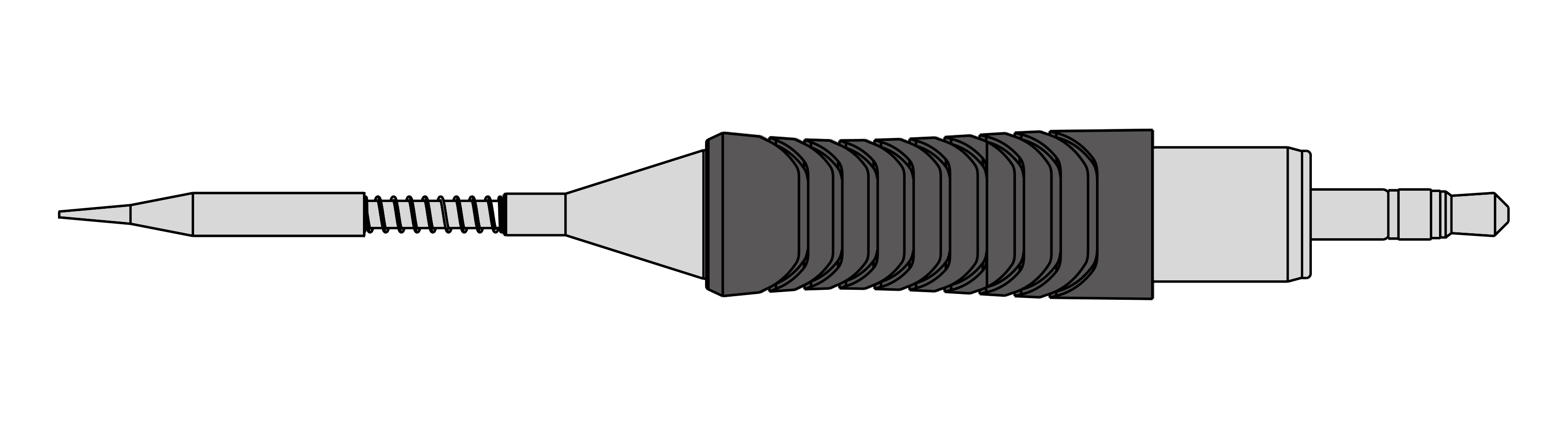 Weller RTMS 004 C MS 0.4 mm Conical Soldering Iron Tip for use with WXMPS-MS (Smart) Soldering Iron