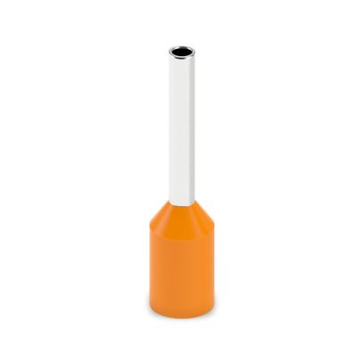 Phoenix Contact, AI-GB Insulated Ferrule, 8mm Pin Length, 1.1mm Pin Diameter, Orange