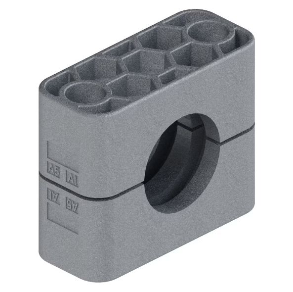 Parker Double Hydraulic Pipe Clamp for 30mm tube, RAA430X