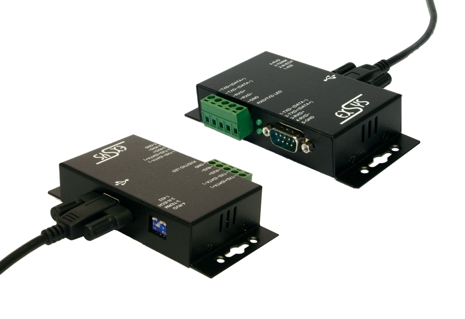 Exsys USB B Female to RS-422, RS-485 Interface Adapter