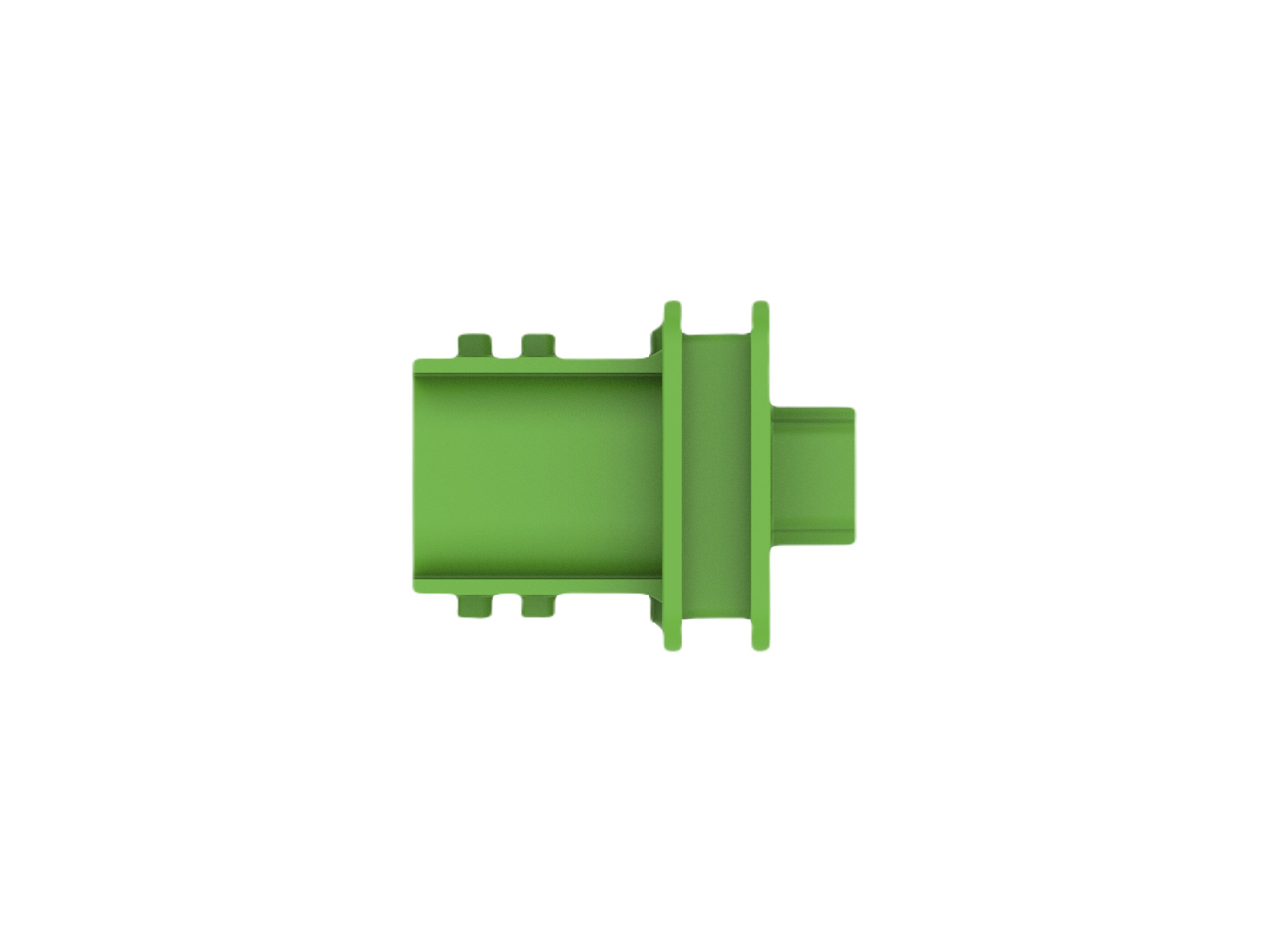 TE Connectivity 3-23695 Series Vertical Cable PCB Header, 18 Contact(s), 6 mm Pitch, 2 Row, Shrouded