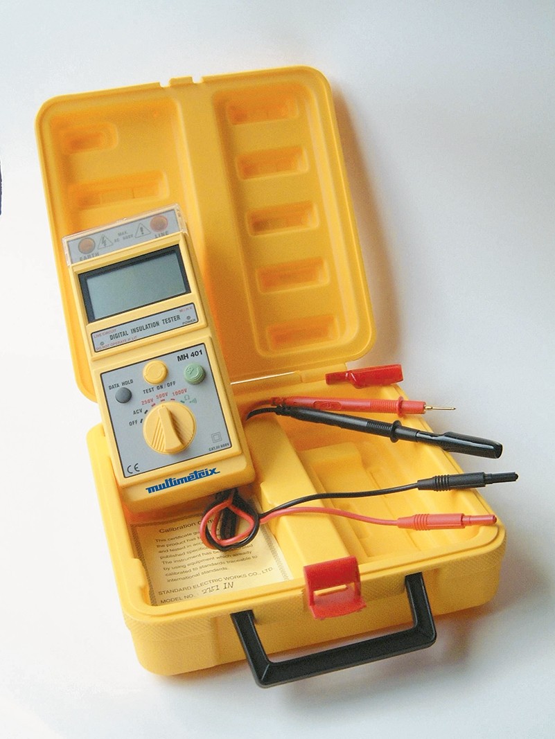 Chauvin Arnoux MH401 Insulation Tester, 250V Min, 1000V Max, CAT III 300 V