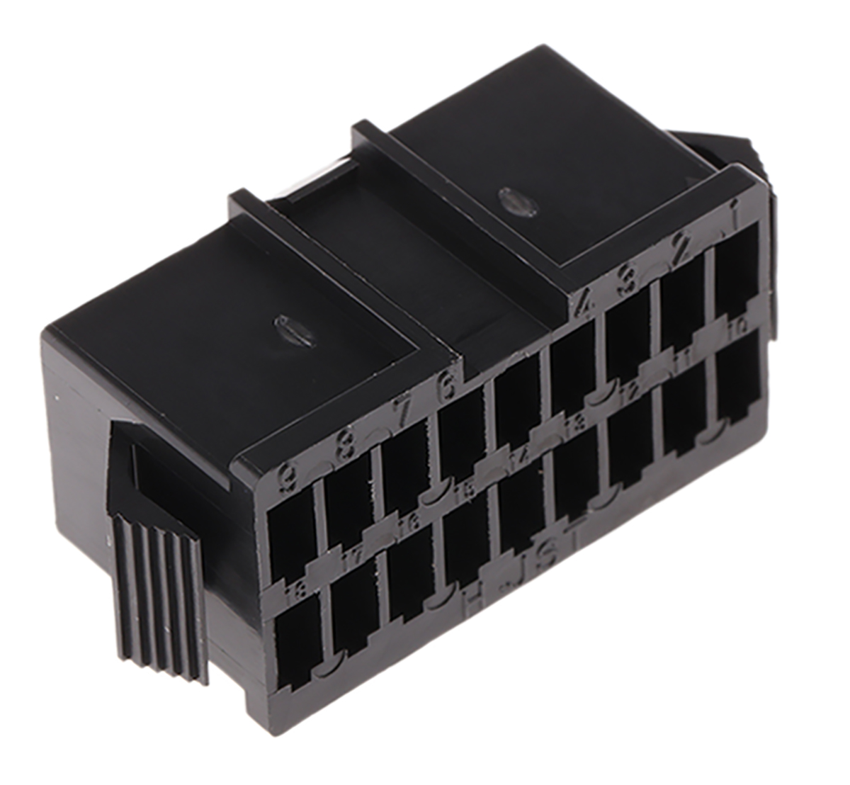 JST Male Connector Housing, 18 Way, 2 Row