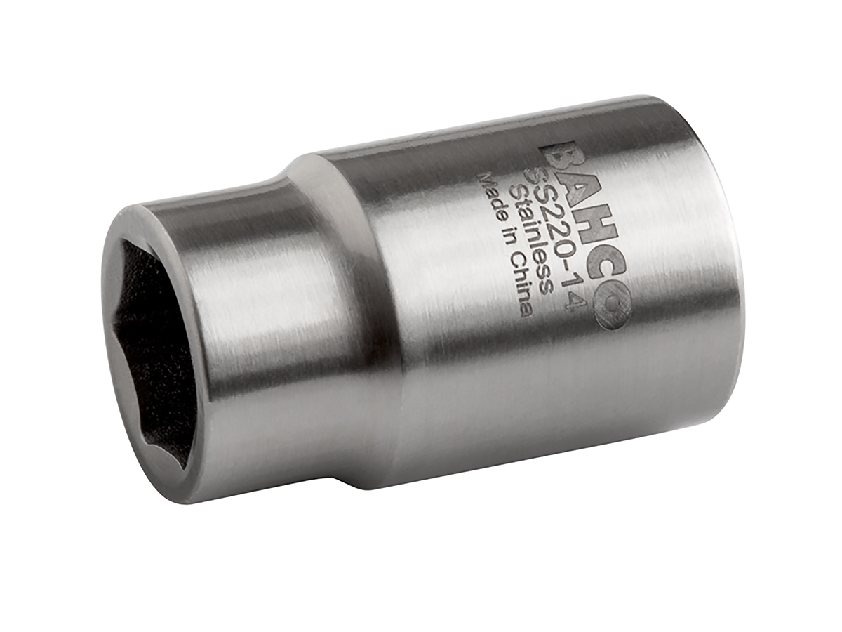 Bahco 1/4 in Drive 7mm Standard Socket, 6 point, 25 mm Overall Length