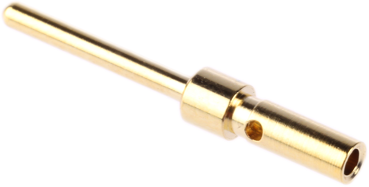 MH Connectors, DM Series, Male Crimp D-sub Connector Contact, Gold, 22 → 30 AWG
