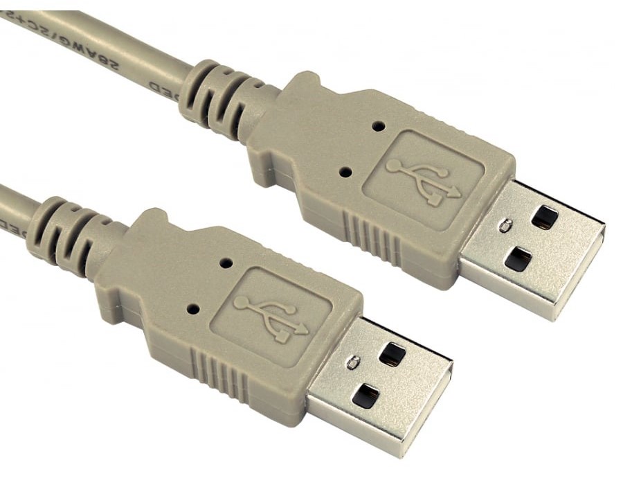 RS PRO USB 2.0, Male USB A to Male USB A, 480Mbps, 5m