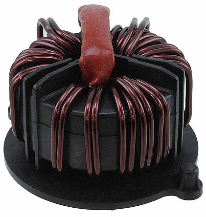 Schaffner 420 μH -30 → +50% Leaded Inductor, Max SRF:400Hz, 36A Idc, 1.4mΩ Rdc, RB