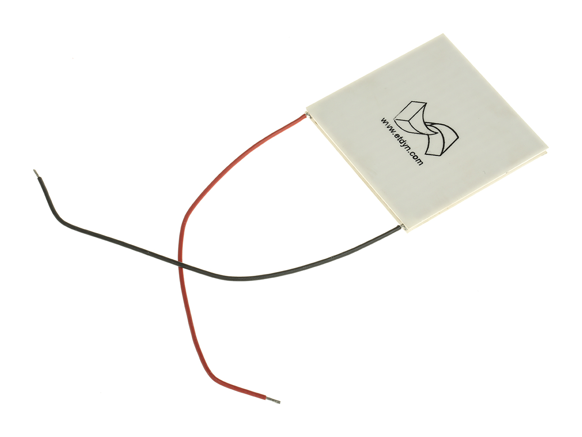 European Thermodynamics Peltier Module, 28.3W, 8.2A, 6.9V, 62 x 62mm