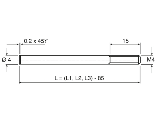 Vega Stainless Steel Electrode for Use with Vegacon66