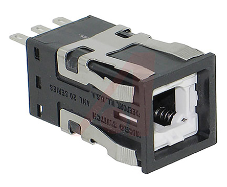 Honeywell Push Button Switch, Momentary, Panel Mount, SPDT, 24V