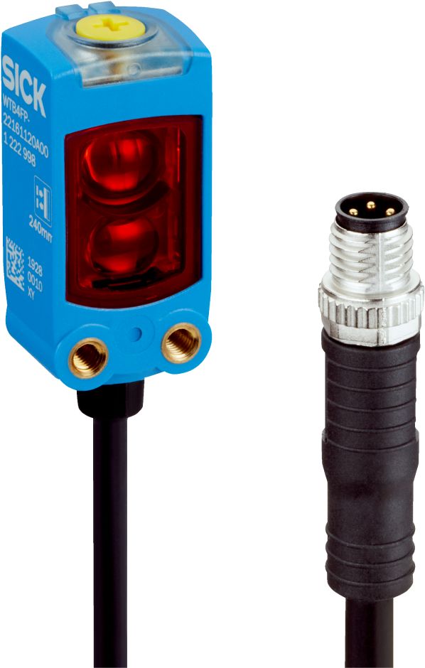 SICK Background Suppression Photoelectric Sensor, Miniature Sensor, 220 mm Detection Range