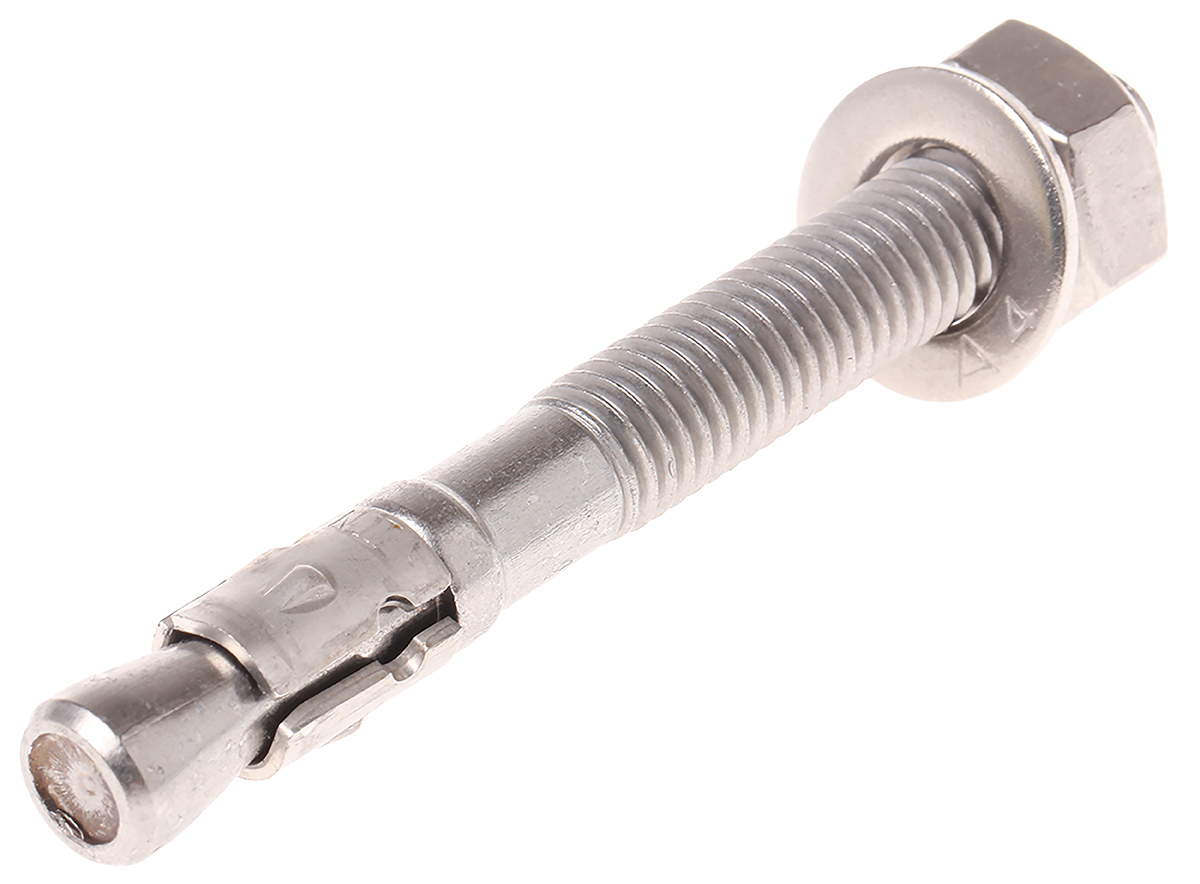 Fischer Fixings Stainless Steel Masonry Fixing M10 x 75mm, 10mm Fixing Hole