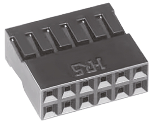 Hirose A1 Series Straight Cable Mount PCB Socket, 10-Contact, 2-Row, 2.54mm Pitch, Crimp Termination