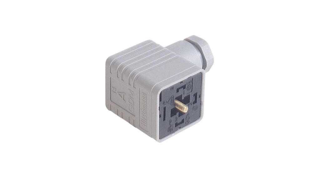 Hirschmann GDM 3016, Female DIN 43650 Solenoid Connector, 50 V ac/dc Voltage