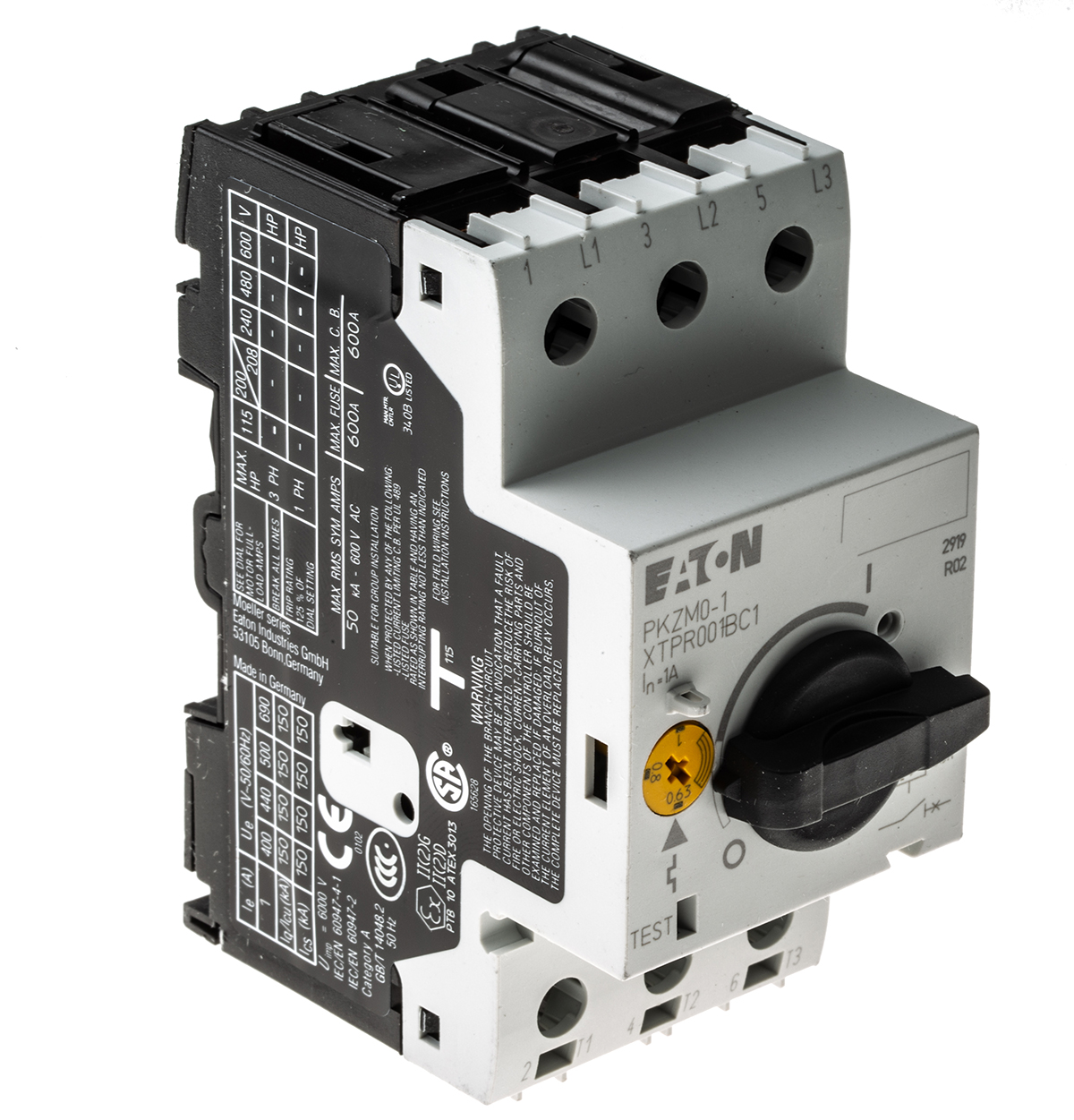 Eaton 1 A Motor Protection Circuit Breaker, 690 V