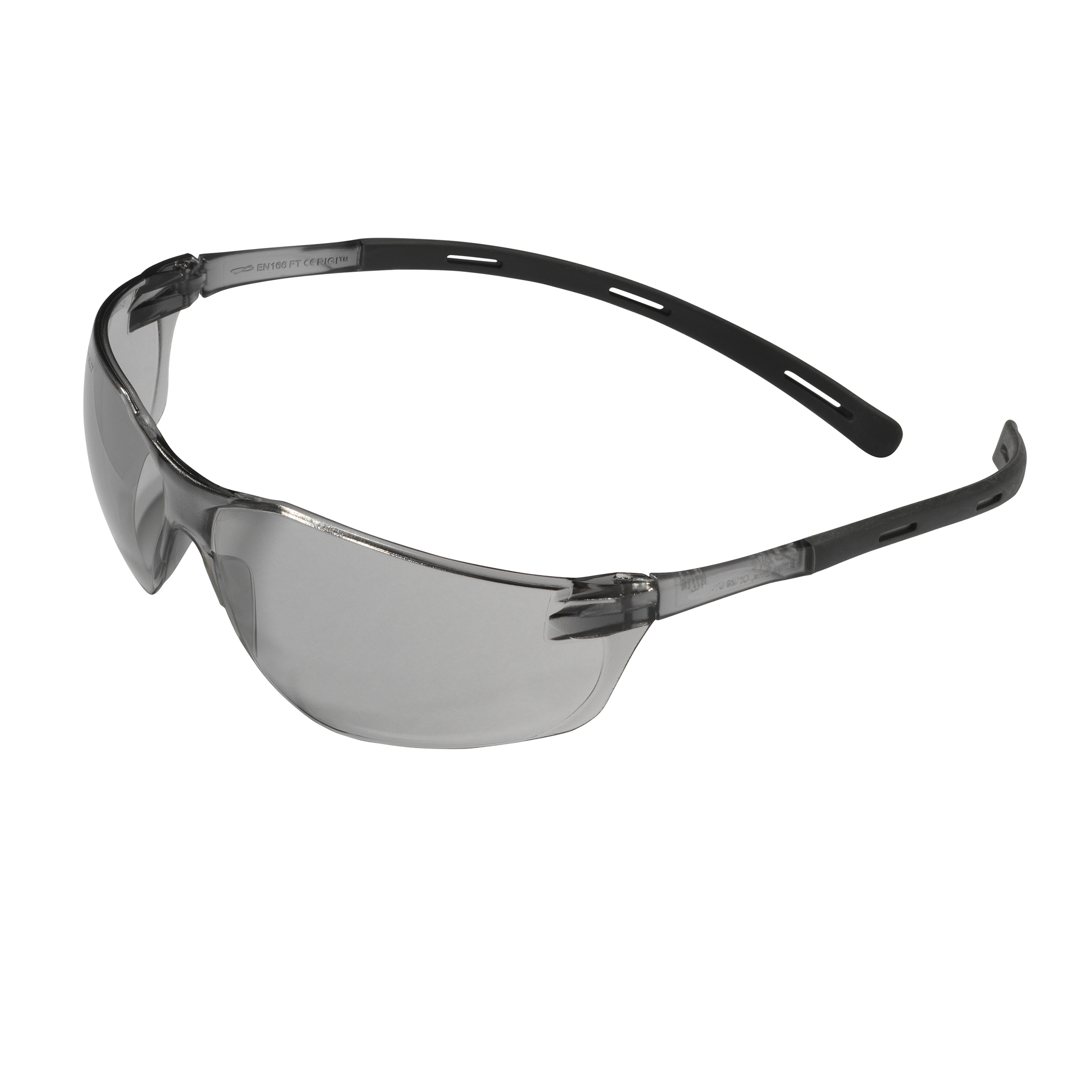 JSP Rigi Anti-Mist UV Safety Glasses, Grey Polycarbonate Lens