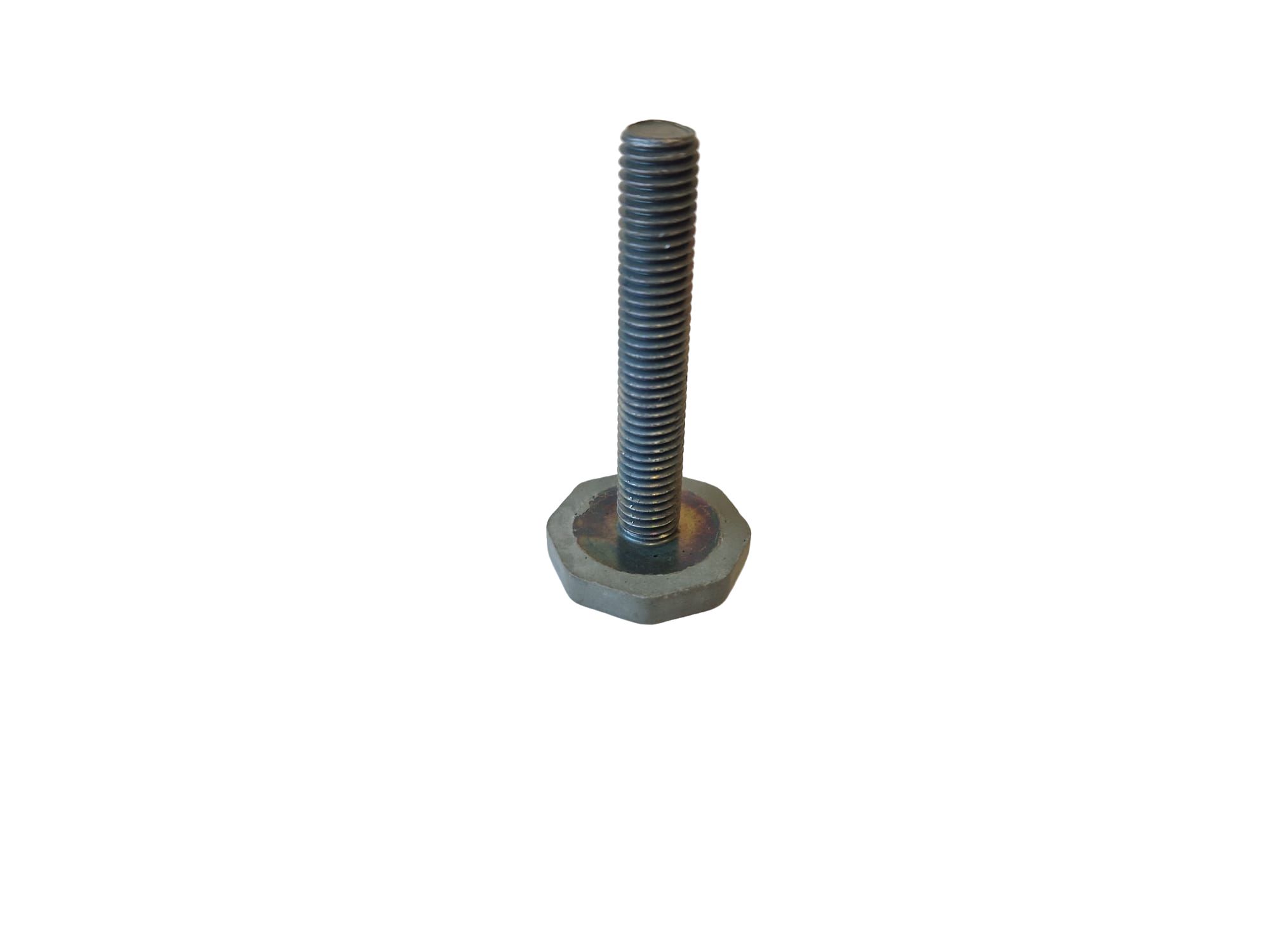 Serious 8mm 46mm Dia. Vulcanised Rubber Levelling Adjustable Foot, 60kg Static Load Capacity 0° Tilt Angle
