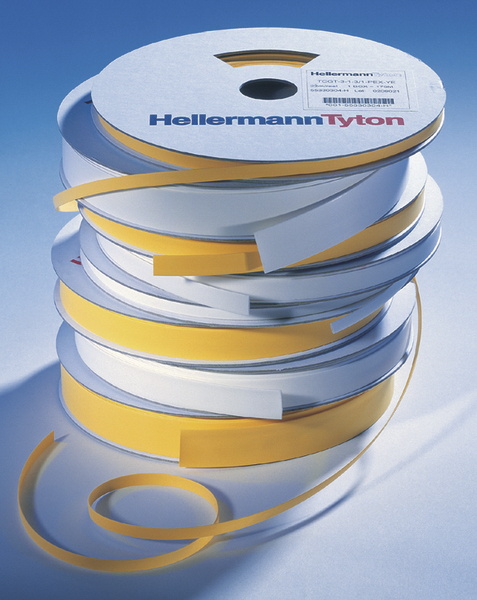 HellermannTyton Heat Shrink Tubing, Yellow 3mm Sleeve Dia. x 176m Length 3:1 Ratio, TCGT3 Series