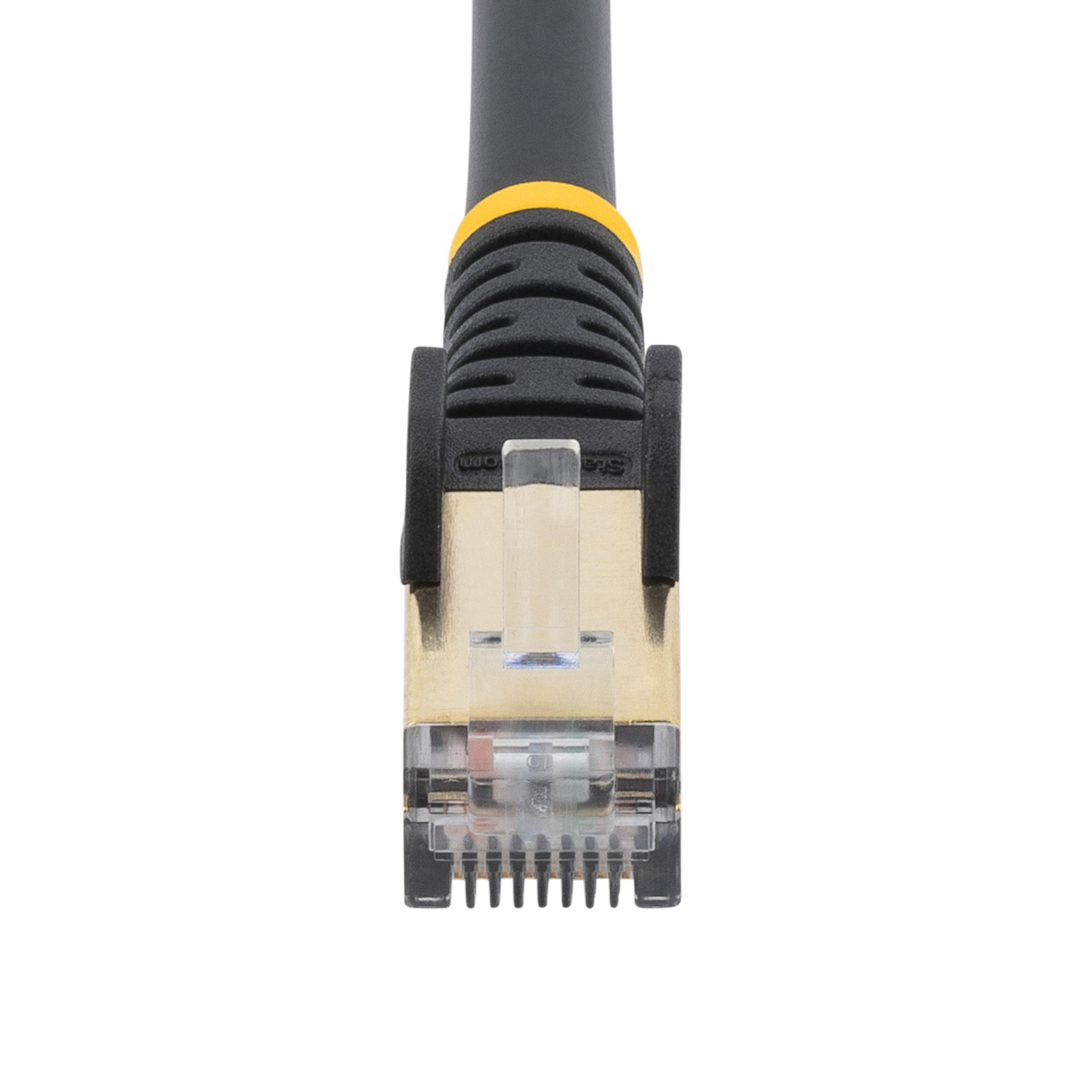StarTech.comCAT6a - 10Gbit/s, 0.5m Cat6a, Black RJ45 to Male RJ45 Male, STP Shielded, Terminated PVC Sheath