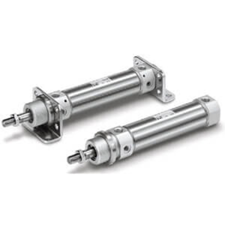 SMC 25 mm Pneumatic Cylinder - C75 Series, Double Acting Acting