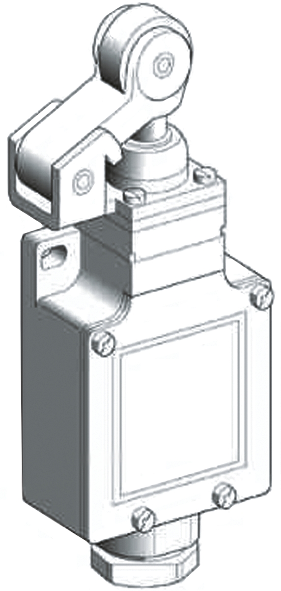 Telemecanique Sensors XCKL Series Roller Lever Plunger Limit Switch, NO/NC, IP66, Zinc Alloy Housing, 500V ac Max, 10A