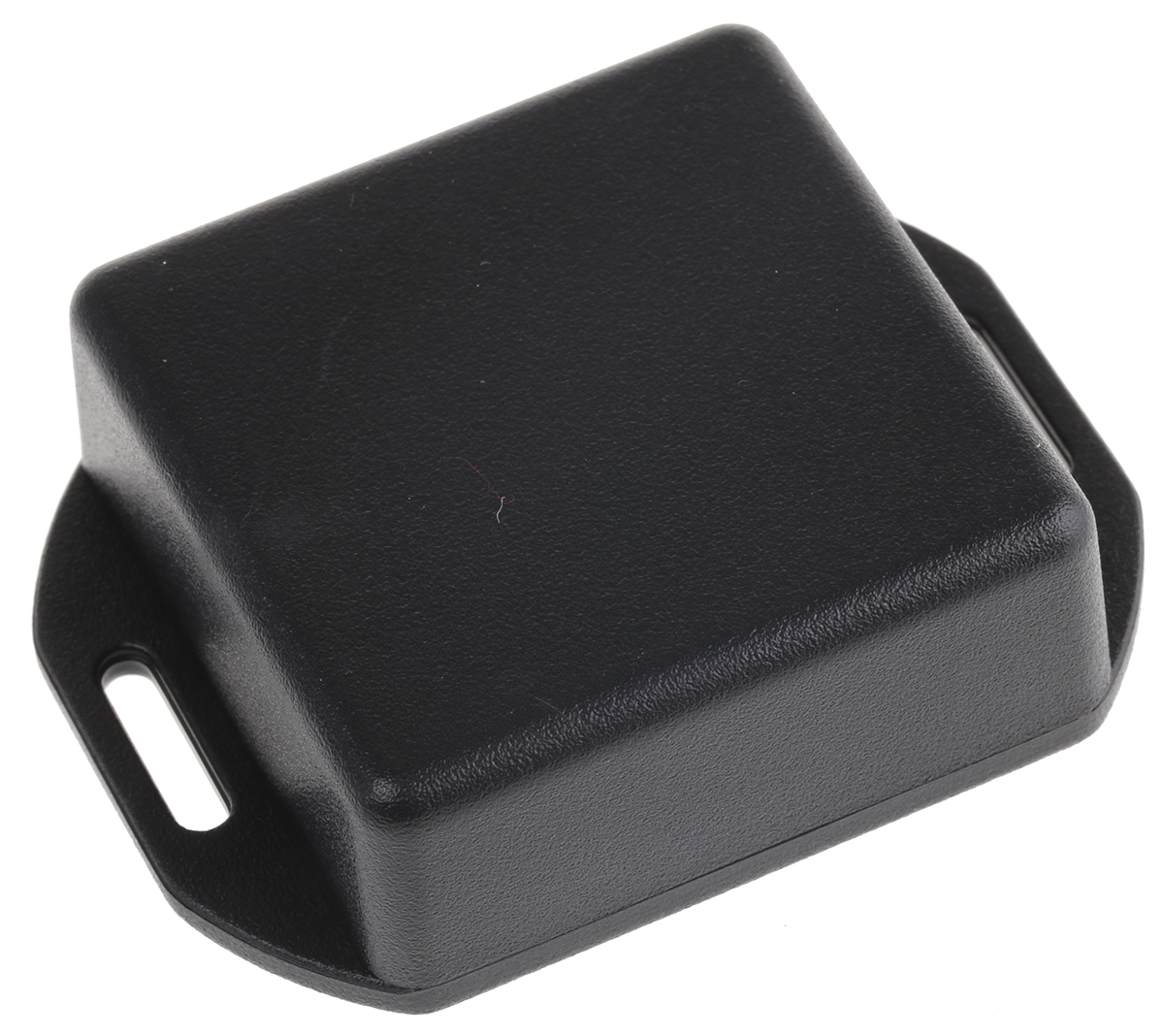 Hammond 1551 Series Black ABS Enclosure, IP54, Flanged, Black Lid, 50 x 50 x 20mm