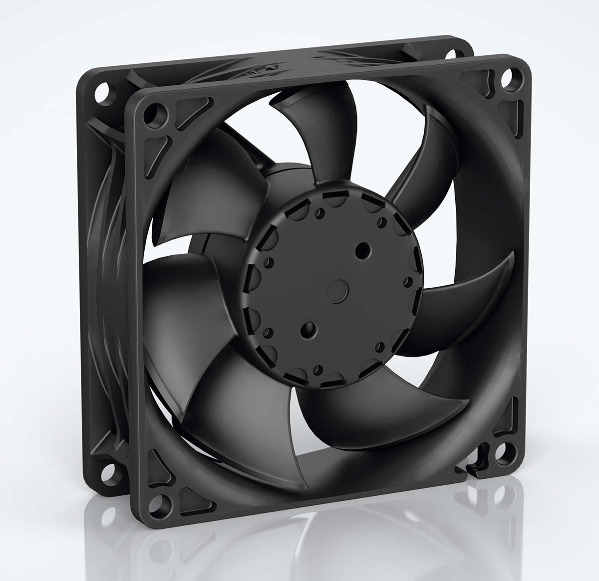 ebm-papst 8450 Series Axial Fan, 24 V dc, DC Operation, 117m³/h, 6.8W, IP20, 80 x 80 x 25mm