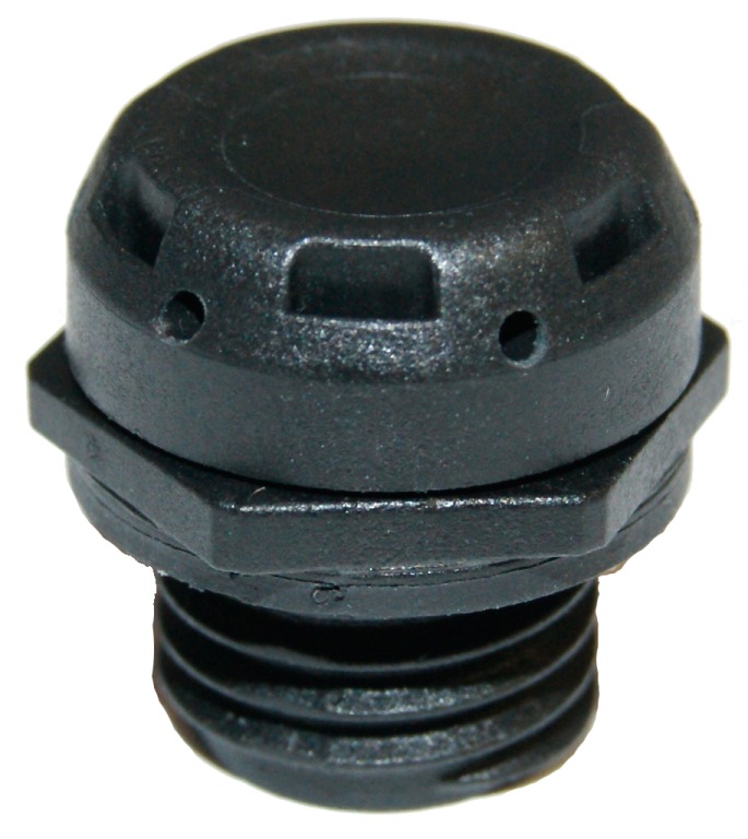 EVPS Series Black Polyamide Cable Gland, M12 Thread, IP68, IP69